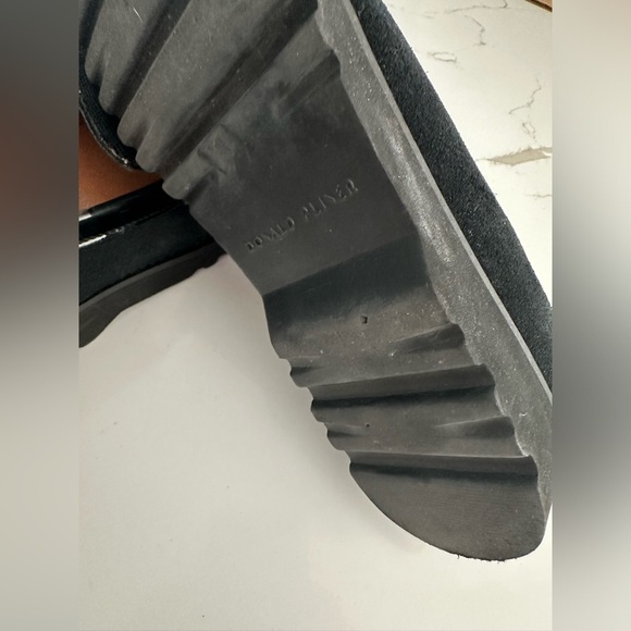 Donald Pliner Clio Leather loafers shiny patent with croc design fit 8.5 to 9 - Picture 4 of 8